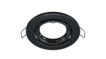 Ceiling lighting point fitting VEPA round adjustable black